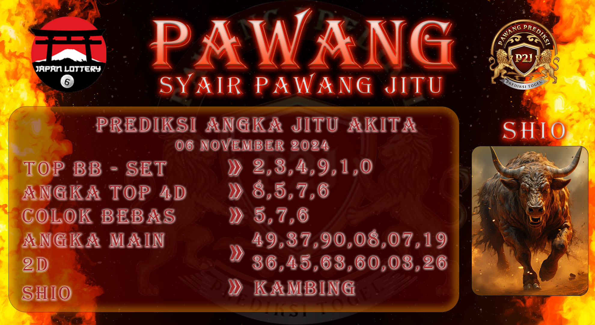 Syair-Akita-Pawang-Prediksi-Jitu-Rabu-6-November-2024