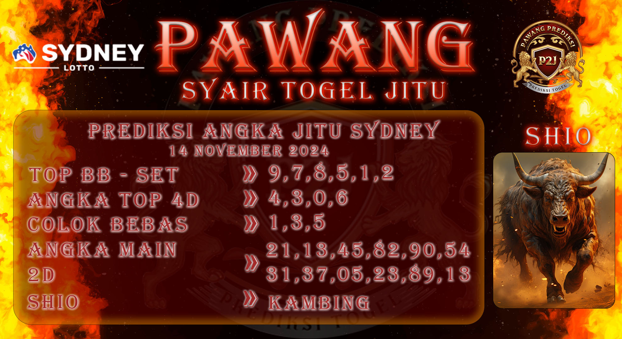 Syair-Sydney-Pawang-Prediksi-Jitu-Kamis-14-November-2024