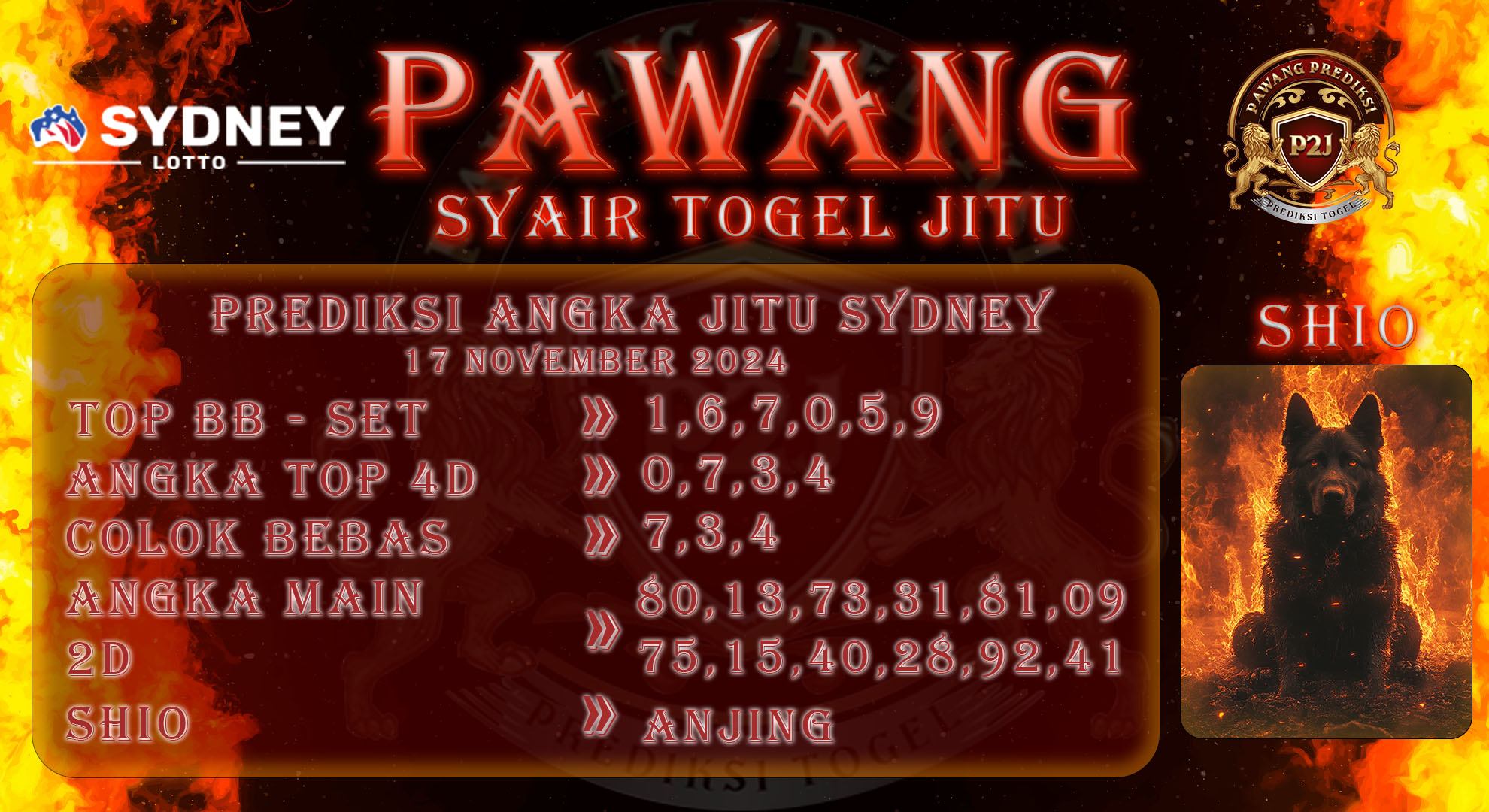 Syair-Sydney-Pawang-Prediksi-Jitu-Minggu-17-November-2024