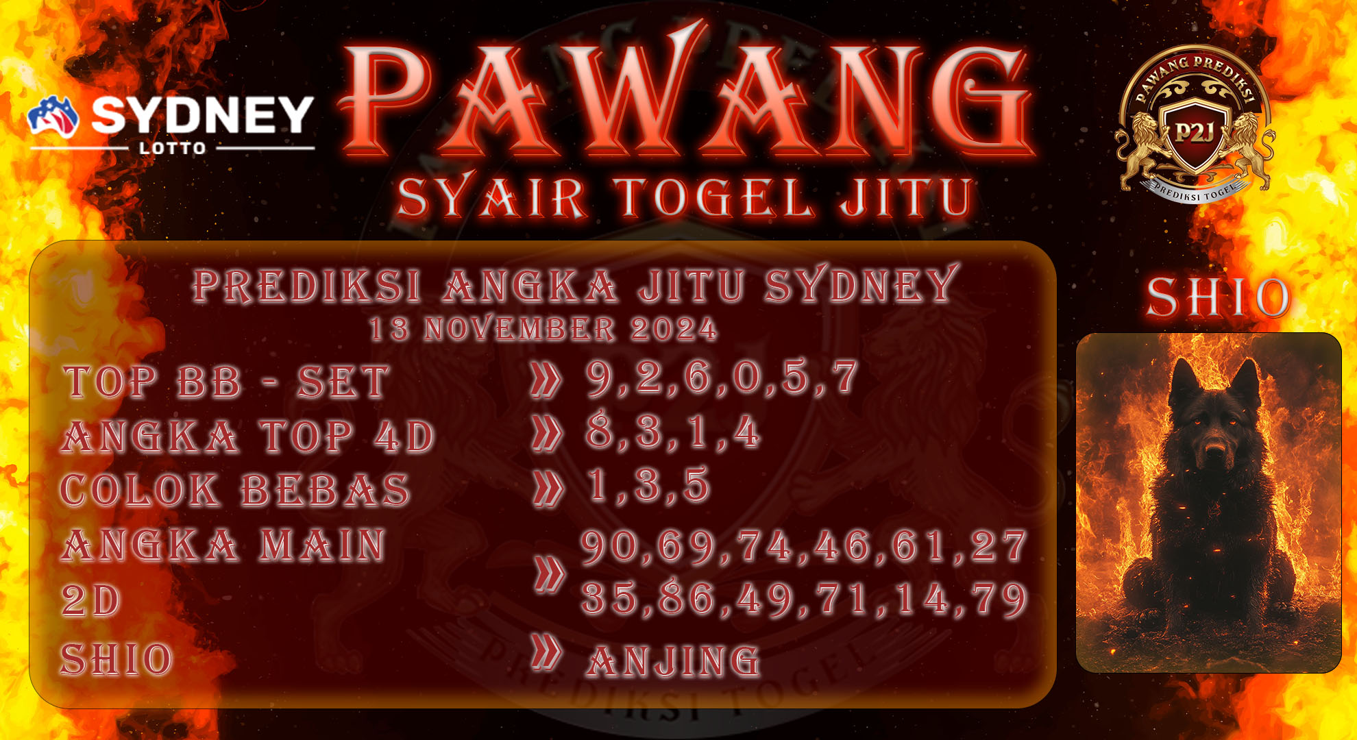 Syair-Sydney-Pawang-Prediksi-Jitu-Rabu-13-November-2024