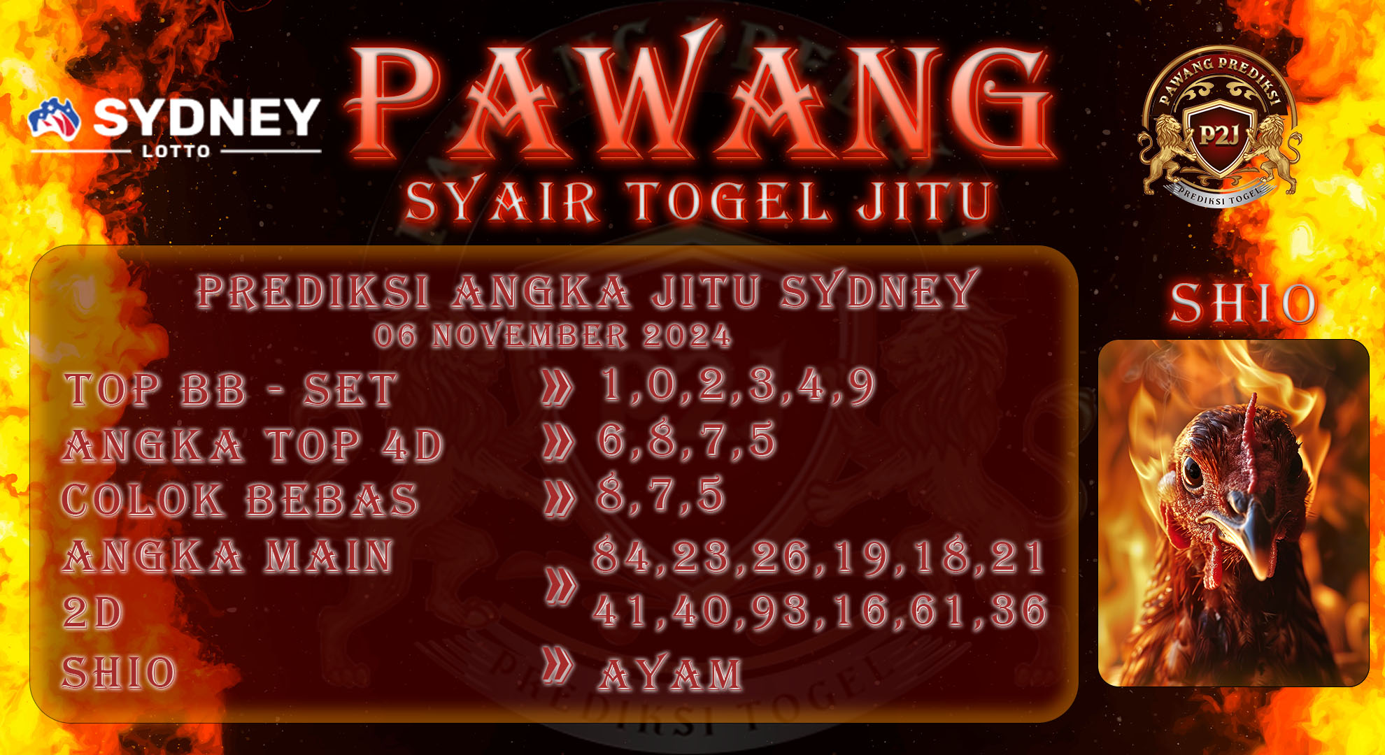 Syair-Sydney-Pawang-Prediksi-Jitu-Rabu-6-November-2024